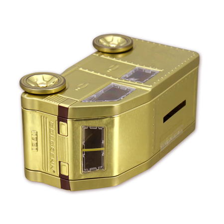 car shape coin tin in yellow